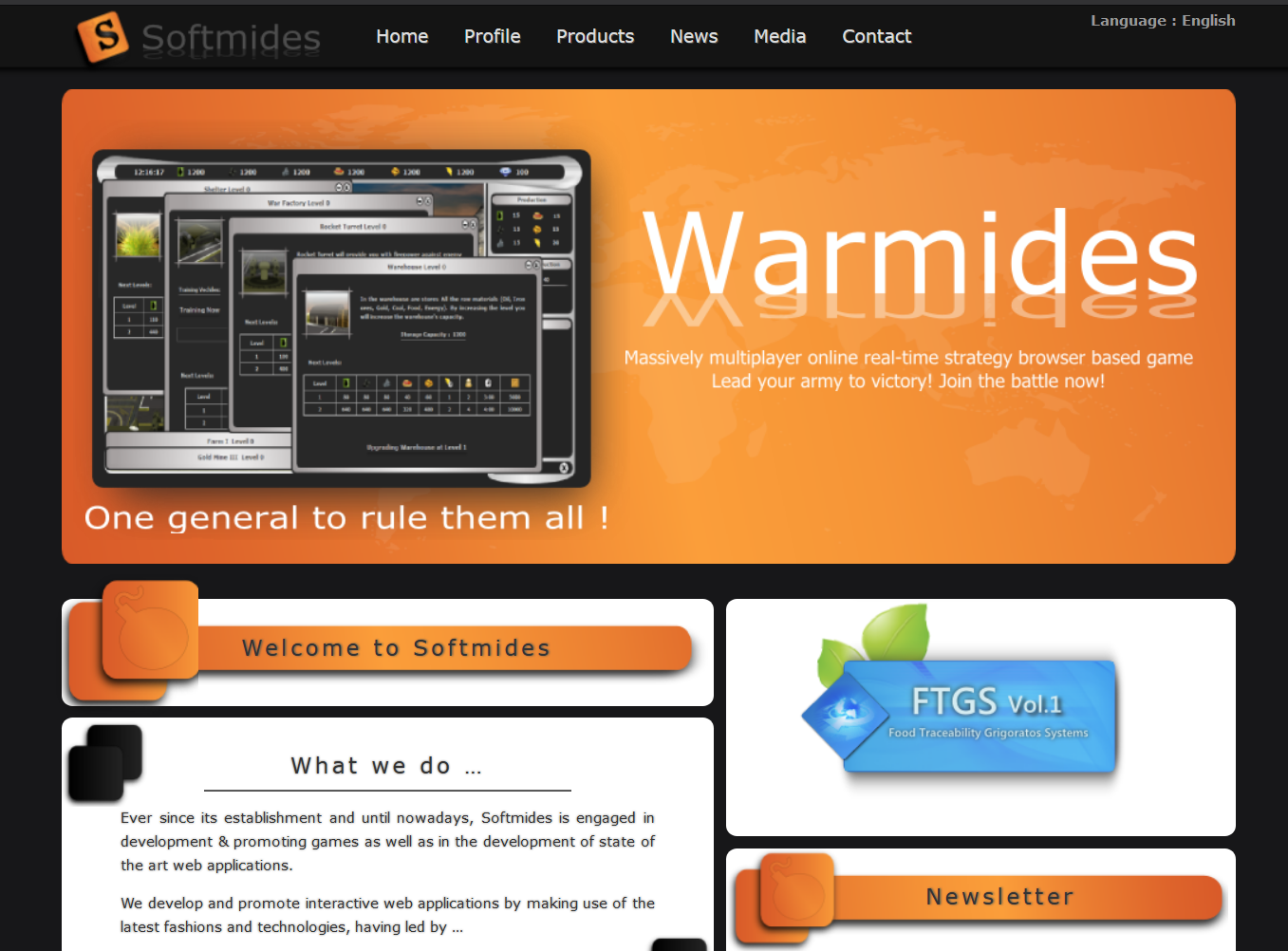 Softmides 2013 slider home page
